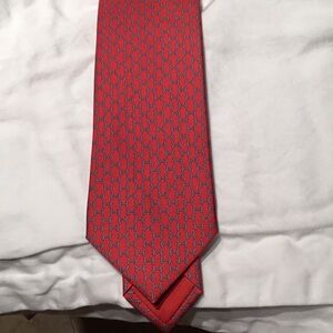 Red Patterned Men's Tie